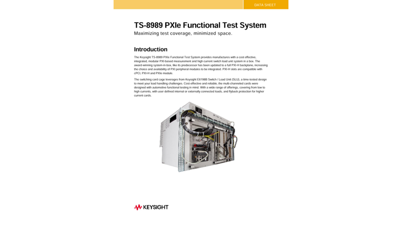 TS-8989 PXIe Functional Test System